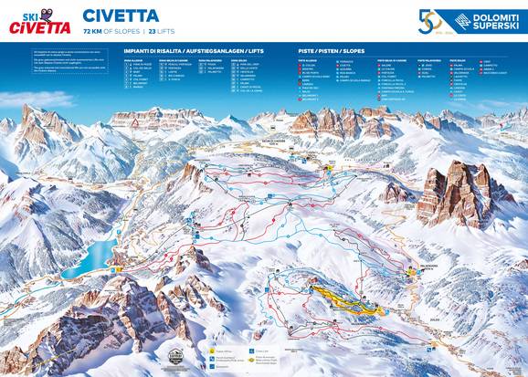 Civetta – Alleghe/Selva di Cadore/Palafavera/Zoldo