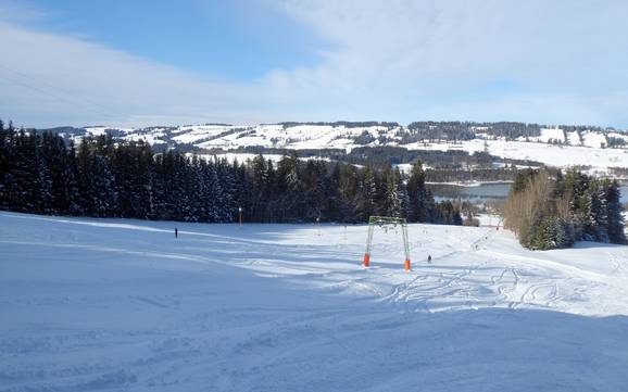 Skiën bij Wertach