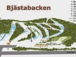 Pistekaart Bjästabacken