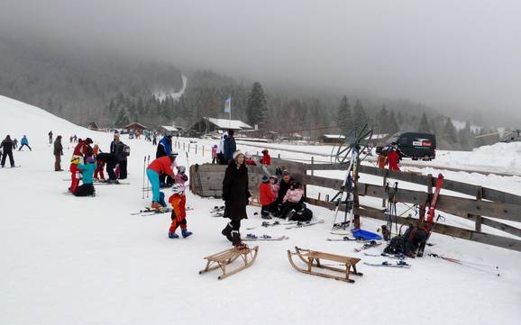 Familieskigebieden Ammergauer Alpen – Gezinnen en kinderen Steckenberg – Unterammergau