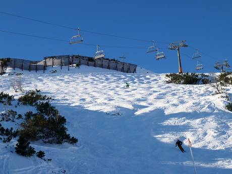 Skigebieden voor gevorderden en off-piste skiërs Tannheimer Tal – Gevorderden, off-piste skiërs Füssener Jöchle – Grän