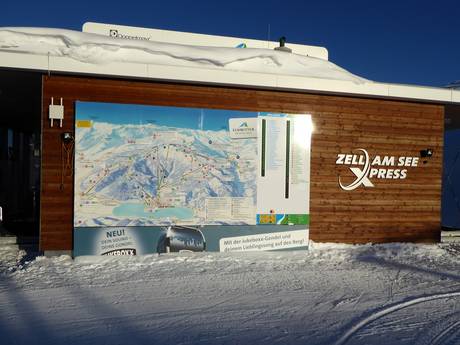 Zell am See-Kaprun: oriëntatie in skigebieden – Oriëntatie Schmittenhöhe – Zell am See