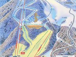 Pistekaart Cataloochee