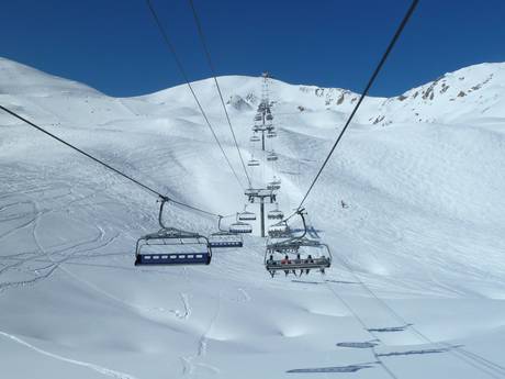 Albertville: beste skiliften – Liften Tignes/Val d'Isère