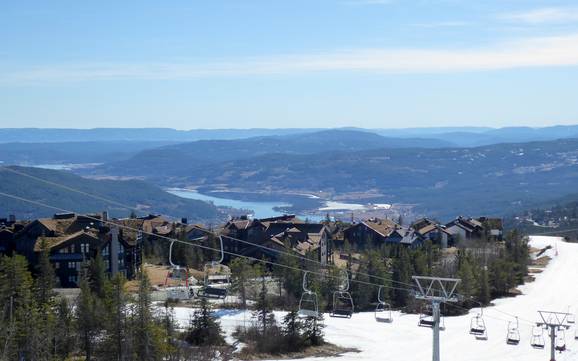 Grootste hoogteverschil in Østlandet – skigebied Norefjell Grootste hoogteverschil in Østlandet – skigebied Norefjell