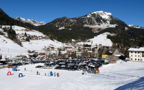 Dachstein-Salzkammergut: bereikbaarheid van en parkeermogelijkheden bij de skigebieden – Bereikbaarheid, parkeren Dachstein West – Gosau/Russbach/Annaberg