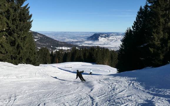 Alpsee-Grünten: Grootte van de skigebieden – Grootte Ofterschwang/Gunzesried – Ofterschwanger Horn