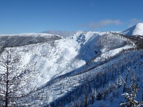 Skigebieden voor gevorderden en off-piste skiërs Pacific Coast Ranges – Gevorderden, off-piste skiërs Panorama