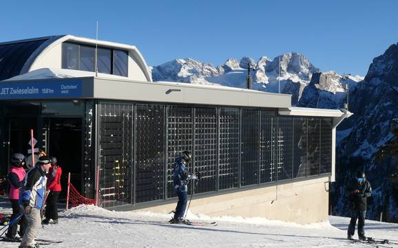 Dachstein-Salzkammergut: milieuvriendelijkheid van de skigebieden – Milieuvriendelijkheid Dachstein West – Gosau/Russbach/Annaberg