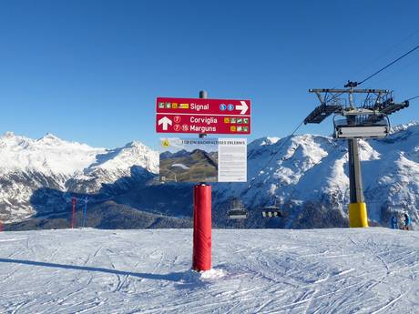 Berninagroep: oriëntatie in skigebieden – Oriëntatie St. Moritz – Corviglia
