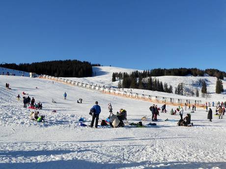 Familieskigebieden Salzkammergut-bergen – Gezinnen en kinderen Postalm am Wolfgangsee