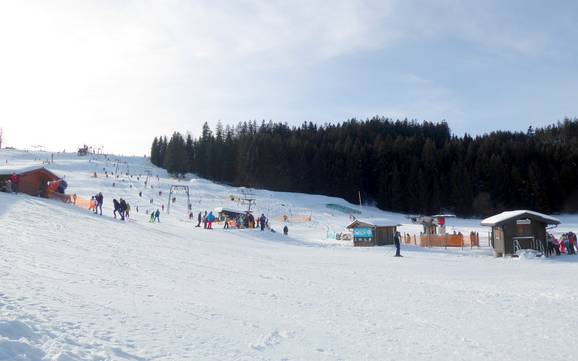 Allgäuer Seenland: Grootte van de skigebieden – Grootte Schwärzenlifte – Eschach