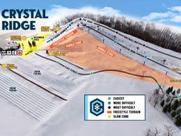 Pistekaart Crystal Ridge