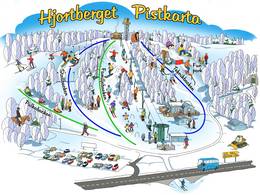 Pistekaart Hjortberget – Oskarshamn