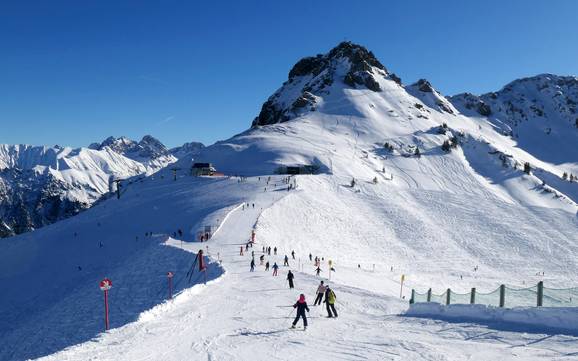 Grootste hoogteverschil in het Kleinwalsertal – skigebied Fellhorn/Kanzelwand – Oberstdorf/Riezlern