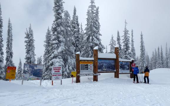 Central Kootenay: oriëntatie in skigebieden – Oriëntatie Whitewater – Nelson