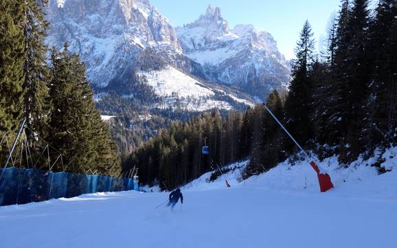 Skigebieden voor gevorderden en off-piste skiërs San Martino di Castrozza/Passo Rolle/Primiero/Vanoi – Gevorderden, off-piste skiërs San Martino di Castrozza