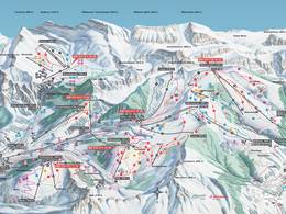 Pistekaart Adelboden/Lenk – Chuenisbärgli/Silleren/Hahnenmoos/Metsch