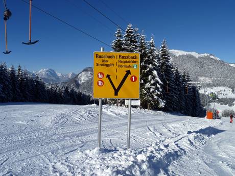 Gmunden: oriëntatie in skigebieden – Oriëntatie Dachstein West – Gosau/Russbach/Annaberg