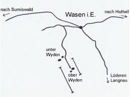 Pistekaart Wasen im Emmental