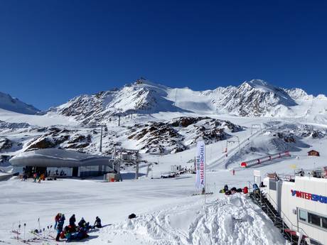 5 Tiroolse gletsjers: beoordelingen van skigebieden – Beoordeling Pitztaler Gletscher (Pitztal-gletsjer)