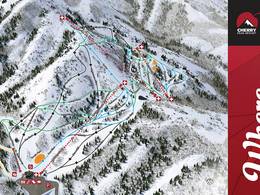 Pistekaart Cherry Peak