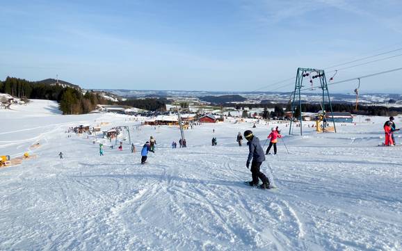 Beste skigebied in het Allgäuer Seenland – Beoordeling Schwärzenlifte – Eschach